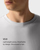 TS 01 Essence Regular Lightweight Cement Grey 2.0 – t-shirt in grey cotton jersey, photo 4