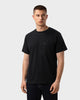 TS 01 Pocket Regular Lightweight Black – t-shirt in black cotton jersey