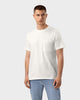 TS 01 Pocket Regular Lightweight Off White – t-shirt in white cotton jersey