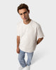 TS 02 Marked Oversized Heavyweight Off White – logo t-shirt in white stretch cotton