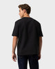 TS 02 Marked Oversized Heavyweight Black – logo t-shirt in black stretch cotton, photo 4
