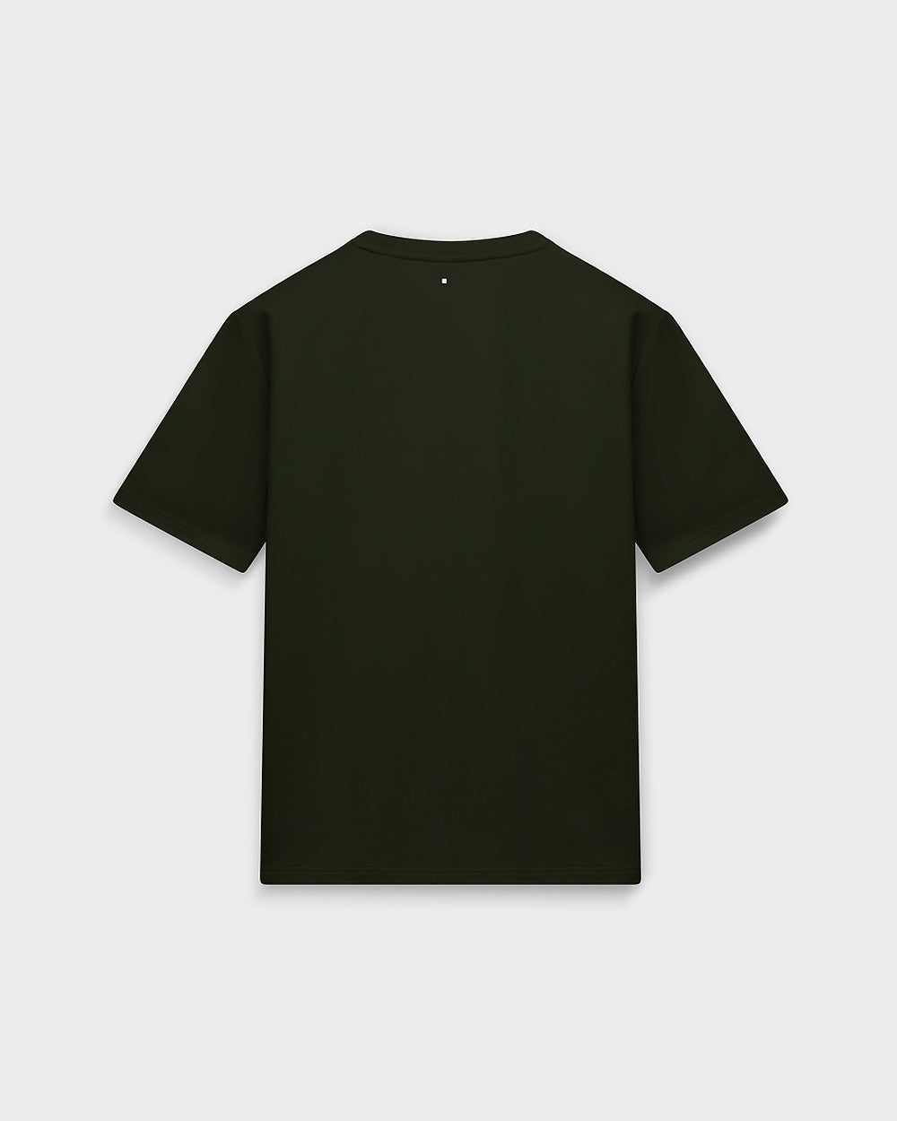 TS 02 Marked Oversized Heavyweight Forest Green – logo t-shirt in green stretch cotton, photo 7