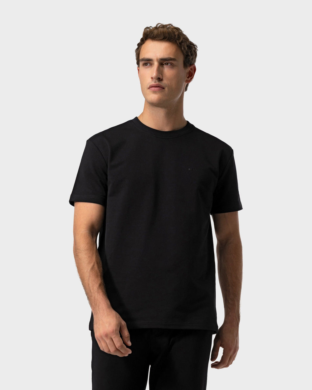 TS 02 Marked Regular Heavyweight – logo t-shirts in stretch cotton
