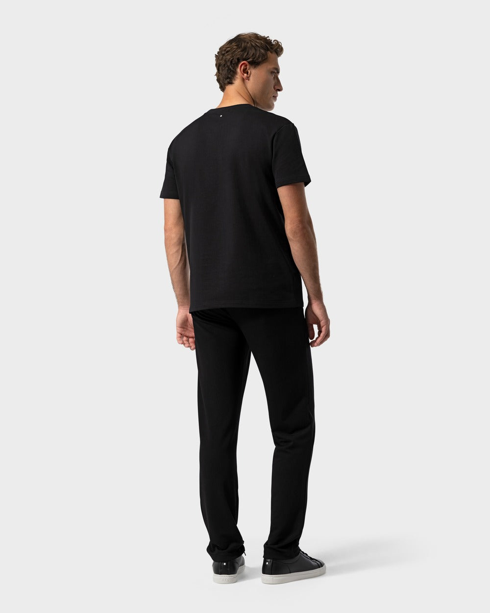 TS 02 Marked Regular Heavyweight Black – logo t-shirt in black stretch cotton, photo 9