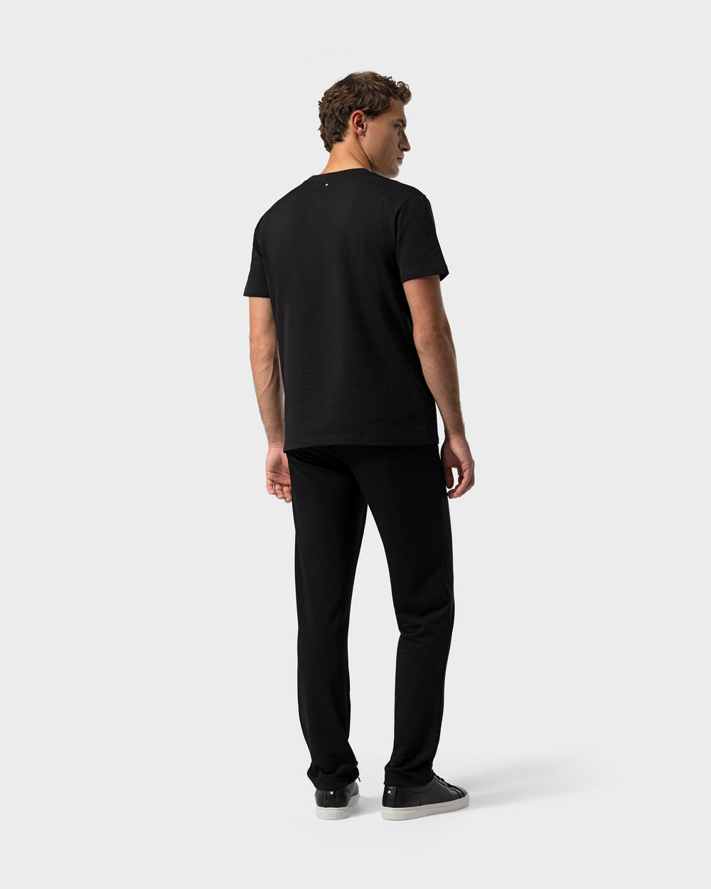 TS 02 Marked Regular Heavyweight Black – logo t-shirt in black stretch cotton, photo 9