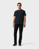 TS 02 Marked Regular Heavyweight Blueberry – logo t-shirt in blue stretch cotton, photo 3