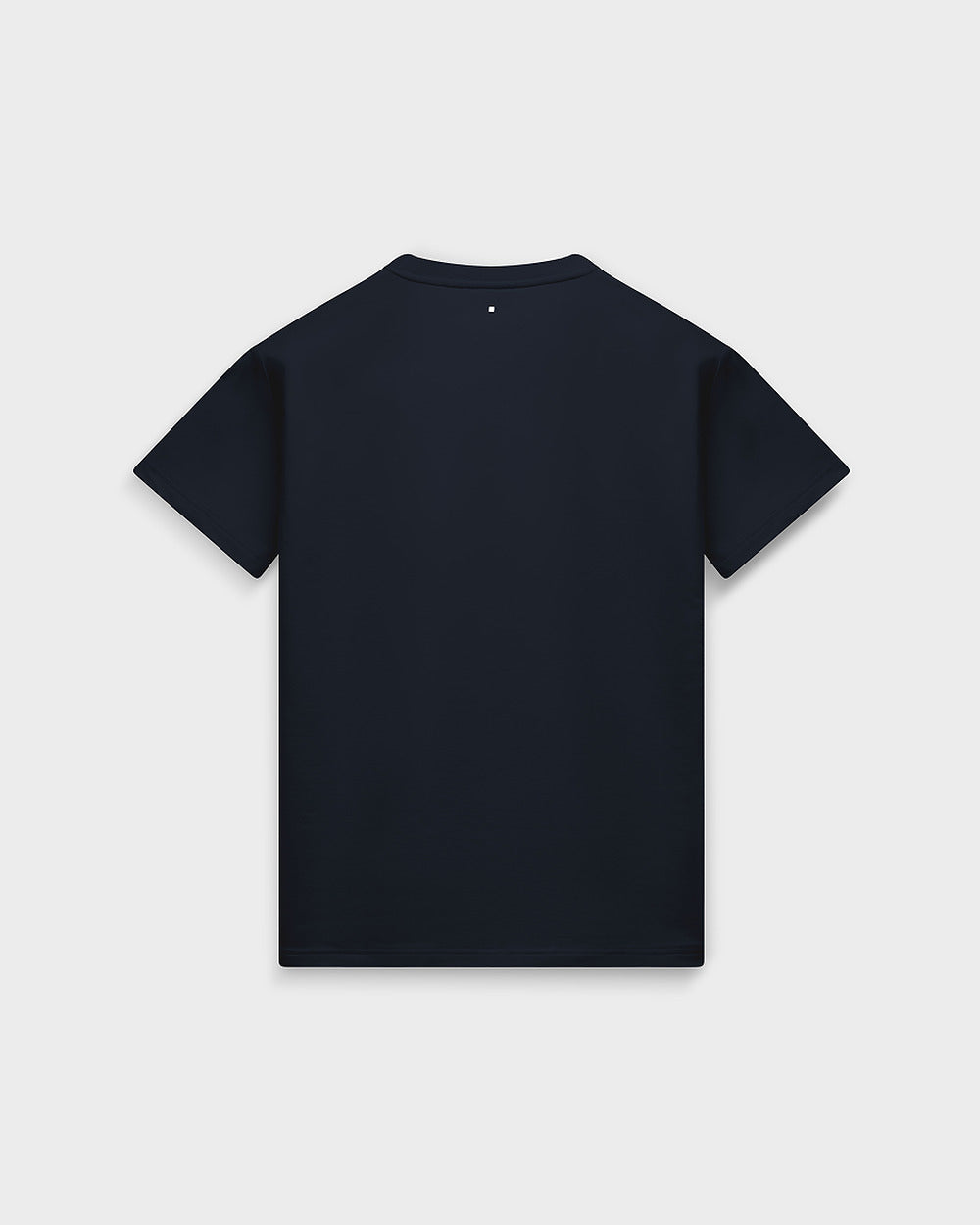 TS 02 Marked Regular Heavyweight Blueberry – logo t-shirt in blue stretch cotton, photo 8