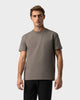 TS 02 Marked Regular Heavyweight Desert Taupe – logo t-shirt in taupe stretch cotton, photo 4