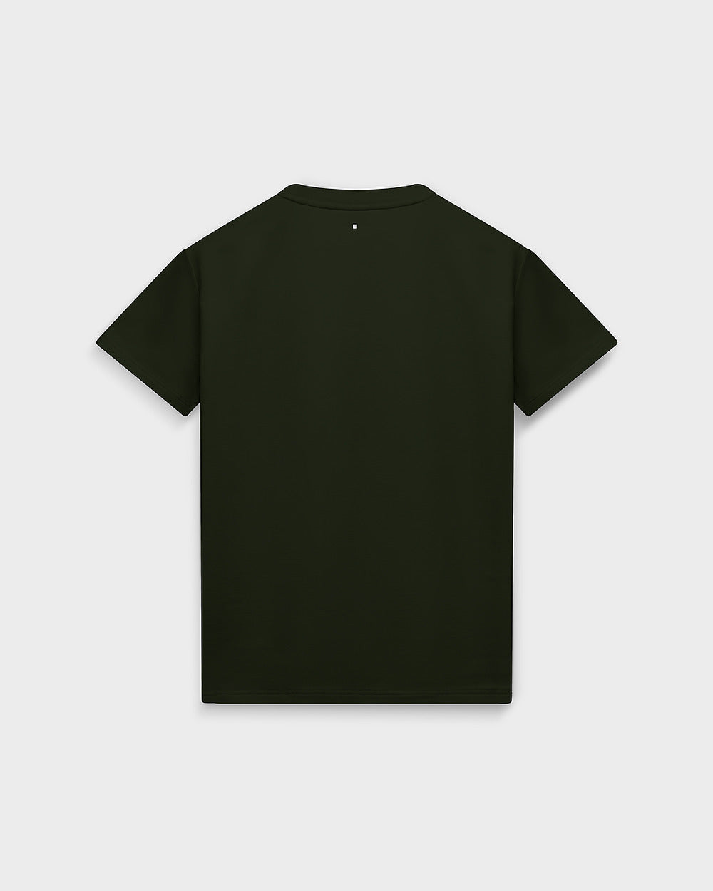 TS 02 Marked Regular Heavyweight Forest Green – logo t-shirt in green stretch cotton, photo 7