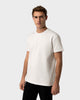 TS 02 Marked Regular Heavyweight Off White – logo t-shirt in white stretch cotton