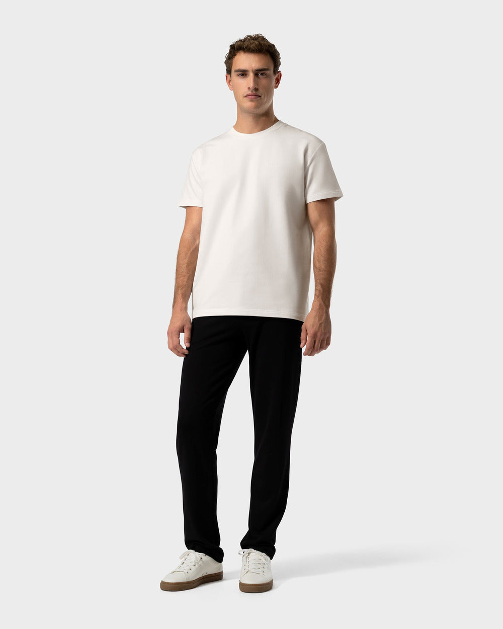 TS 02 Marked Regular Heavyweight Off White – logo t-shirt in white stretch cotton, photo 10