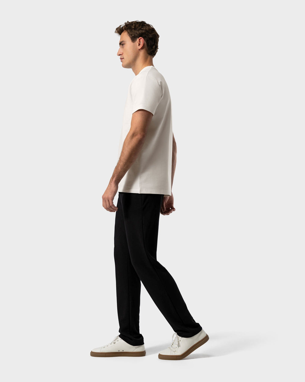 TS 02 Marked Regular Heavyweight Off White – logo t-shirt in white stretch cotton, photo 11