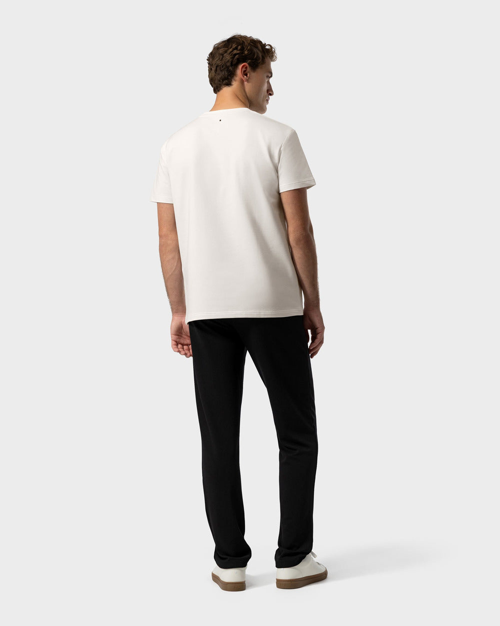 TS 02 Marked Regular Heavyweight Off White – logo t-shirt in white stretch cotton, photo 12