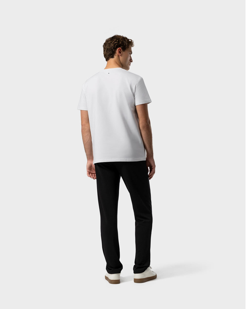 TS 02 Marked Regular Heavyweight White – logo t-shirt in white stretch cotton, photo 9