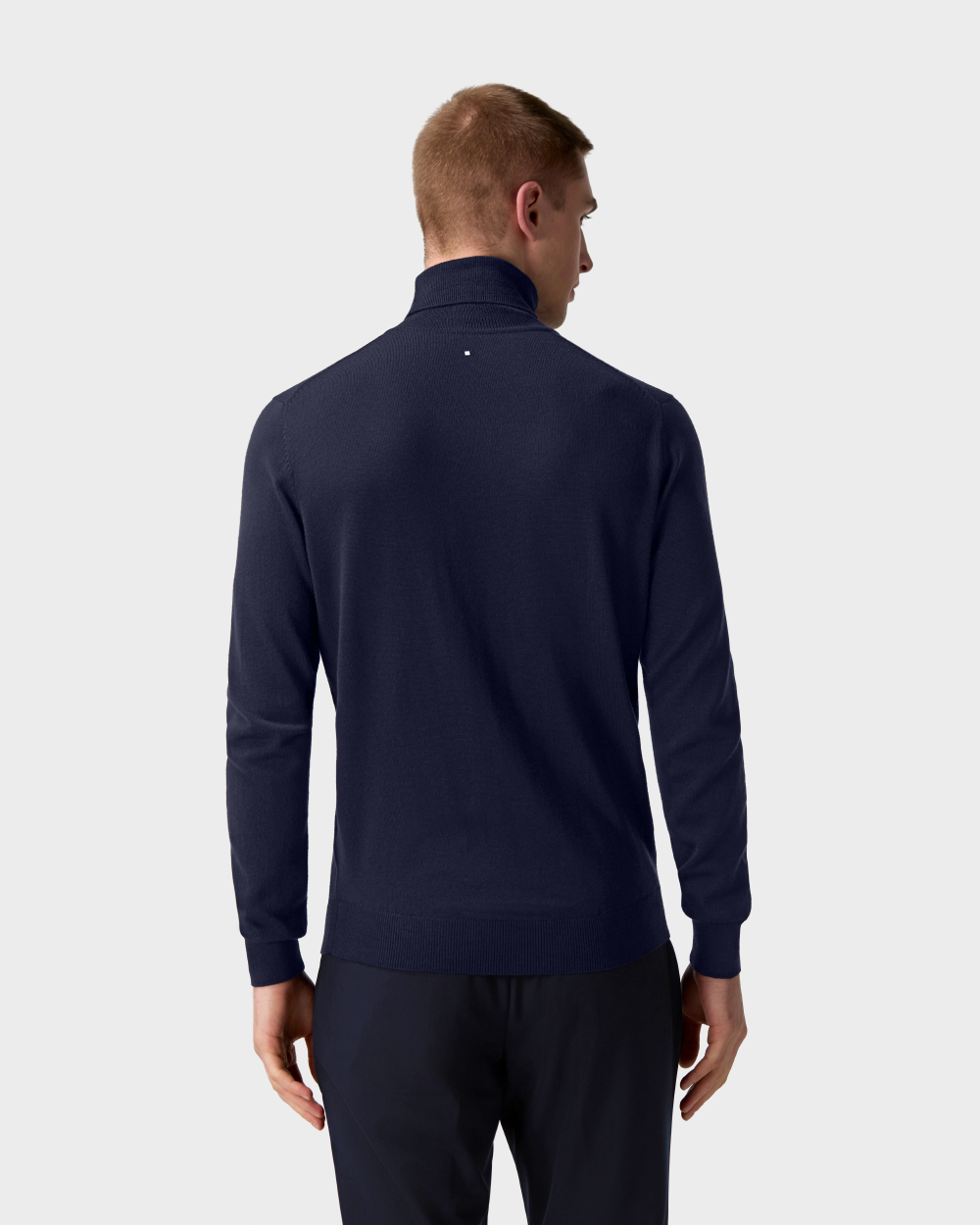 SW 06 Tailored Turtleneck Blueberry