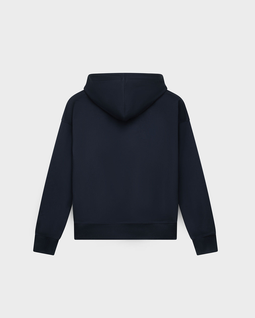 ZH 01 Marked Blueberry – zip hoodie in blue stretch cotton, photo 12