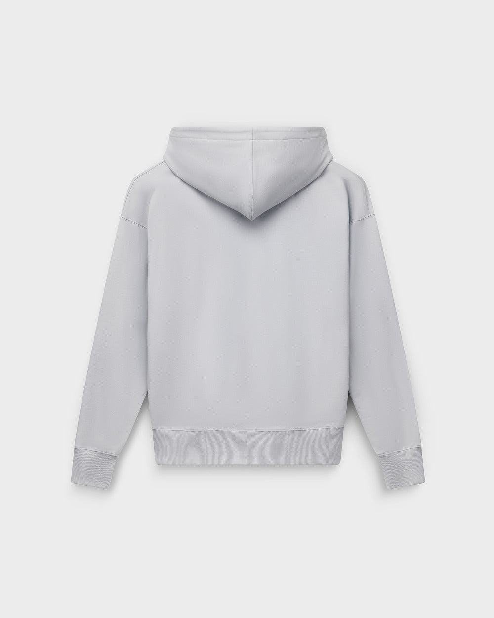 ZH 01 Marked Cement Grey – zip hoodie in grey stretch cotton, photo 10