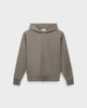 ZH 01 Marked Desert Taupe – zip hoodie in taupe stretch cotton