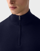 SW 05 Tailored Half Zip Blueberry