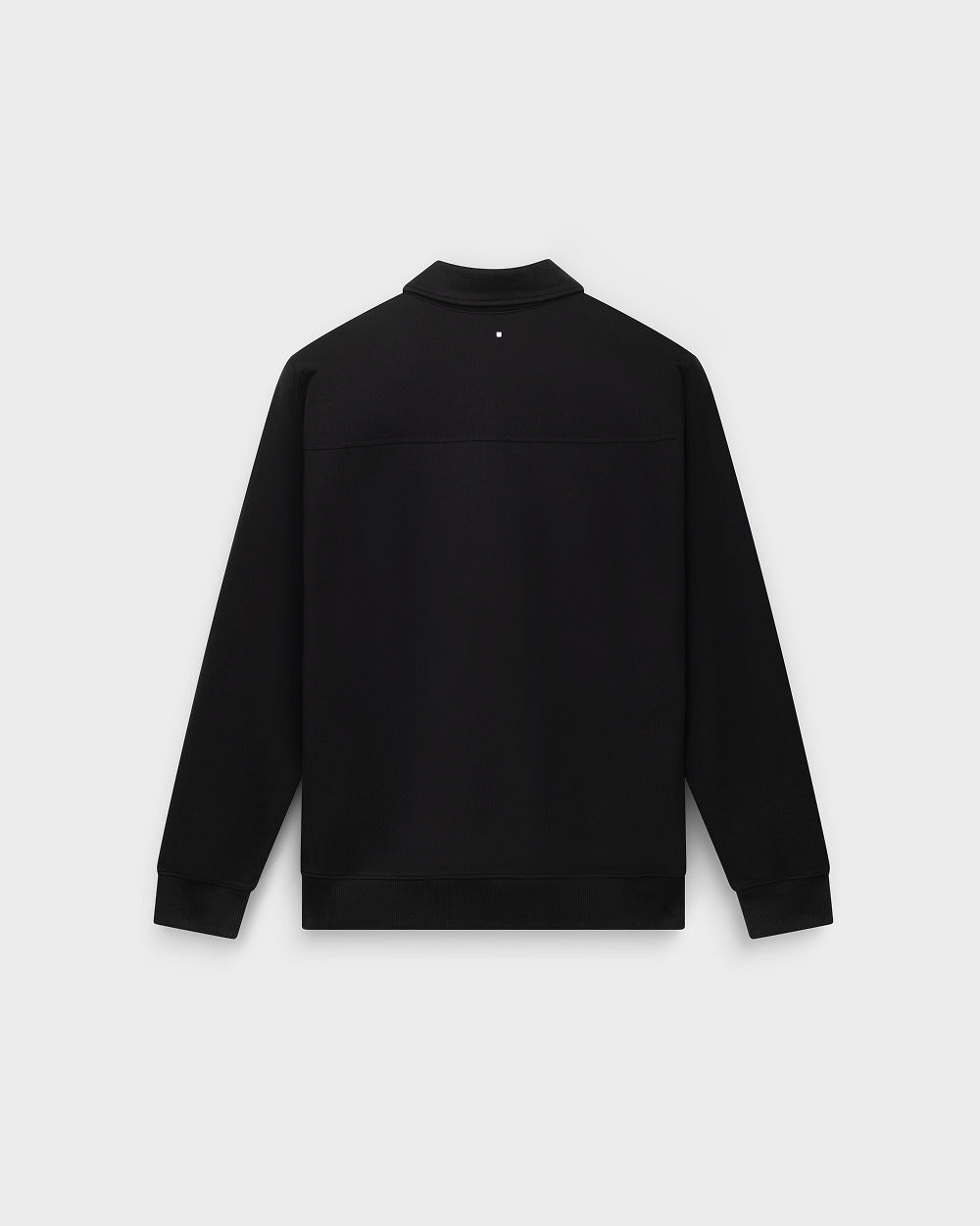 ZS 02 Marked Black – full zip sweatshirt in black stretch cotton, photo 10