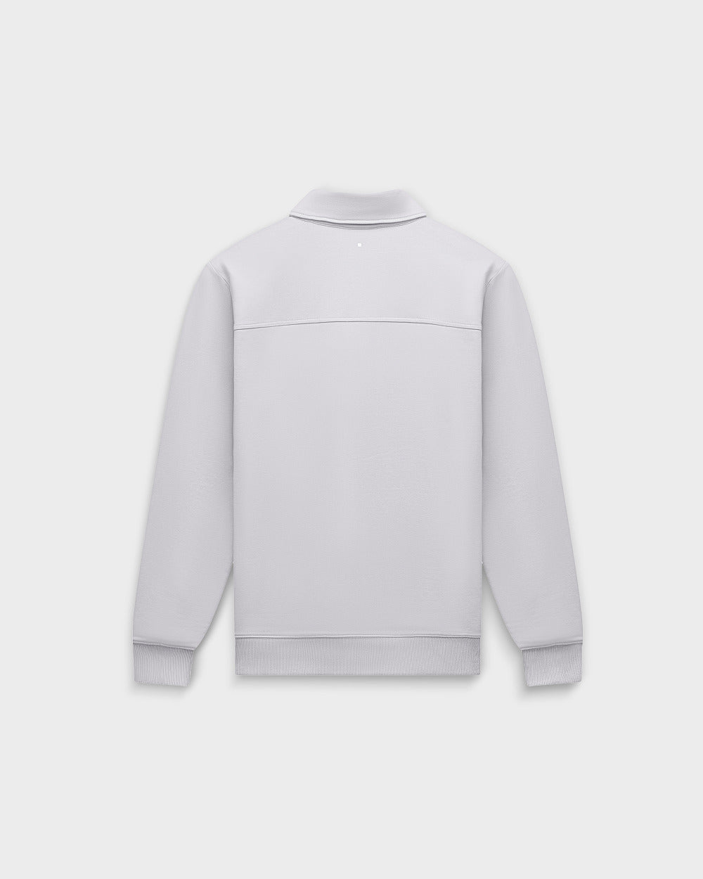 ZS 02 Marked Cement Grey – full zip sweatshirt in grey stretch cotton, photo 9