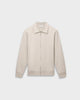 ZS 02 Marked Sand – full zip sweatshirt in beige stretch cotton
