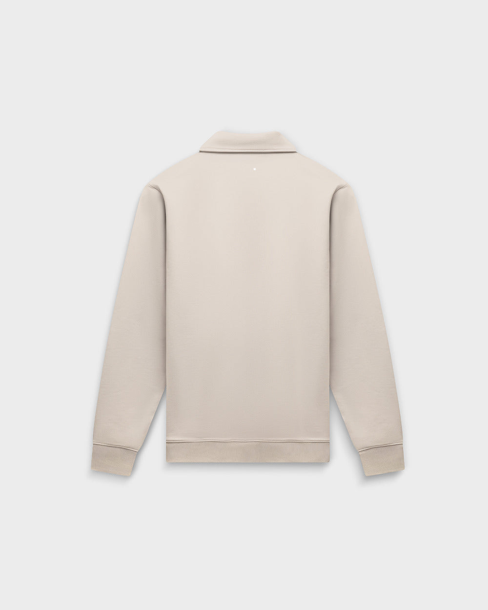 ZS 02 Marked Sand – full zip sweatshirt in beige stretch cotton, photo 14