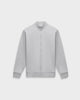 ZS 03 Marked Cement Grey – full zip sweatshirt in grey stretch cotton