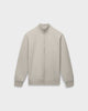ZS 03 Marked Sand – full zip sweatshirt in beige stretch cotton