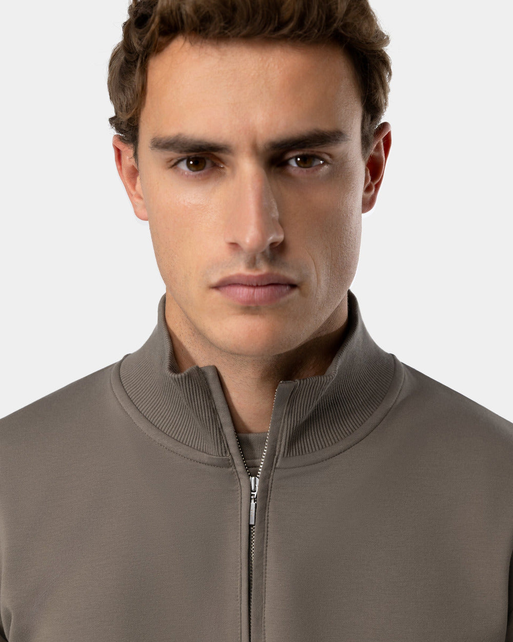 SW 03 Marked Half Zip Desert Taupe and ZS 03 Marked Desert Taupe – half zip sweatshirt and full zip sweatshirt