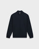 ZS 03 Marked Blueberry – full zip sweatshirt in blue stretch cotton