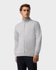 ZS 03 Marked Cement Grey – full zip sweatshirt in grey stretch cotton, photo 2