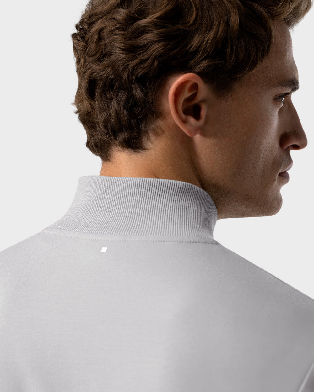SW 03 Marked Half Zip Cement Grey and ZS 03 Marked Cement Grey – half zip sweatshirt and full zip sweatshirt