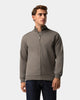 ZS 03 Marked Desert Taupe – full zip sweatshirt in taupe stretch cotton, photo 2
