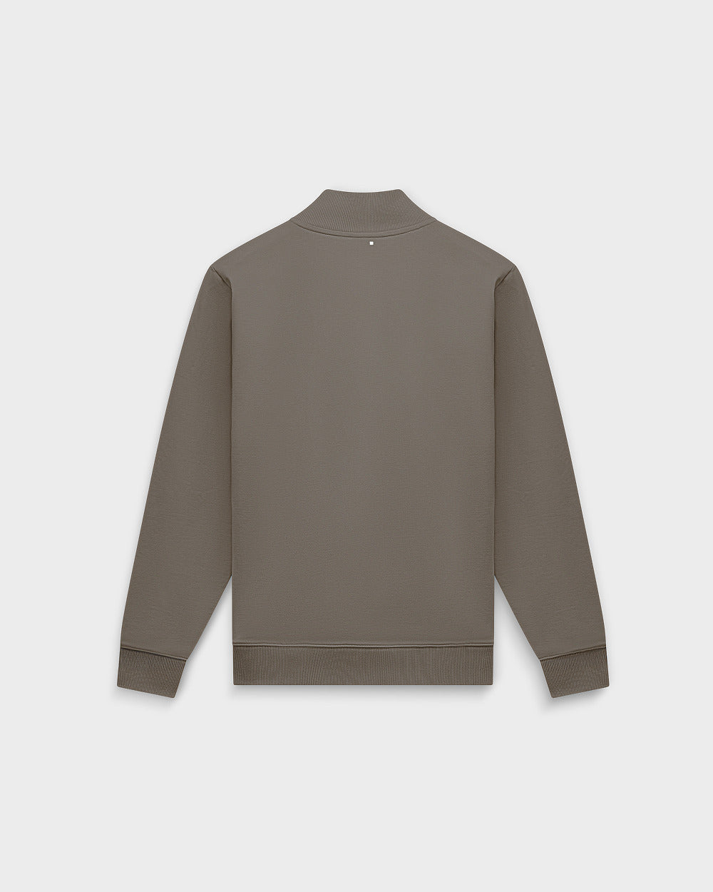 ZS 03 Marked Desert Taupe – full zip sweatshirt in taupe stretch cotton, photo 11